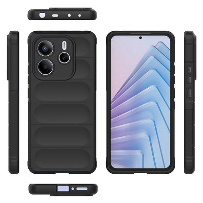 Etui na Xiaomi Redmi Note 14 5G, Techsuit, Magic Shield, czarne