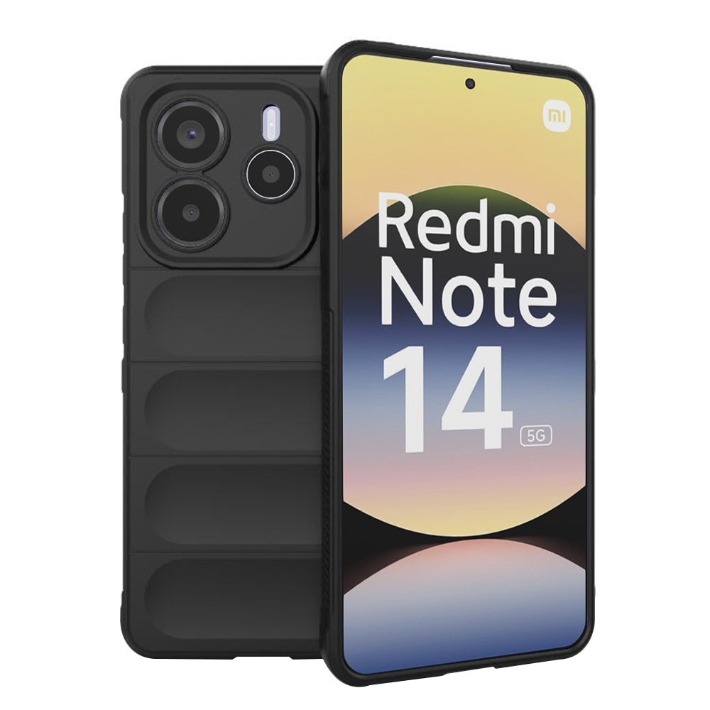 Etui na Xiaomi Redmi Note 14 5G, Techsuit, Magic Shield, czarne