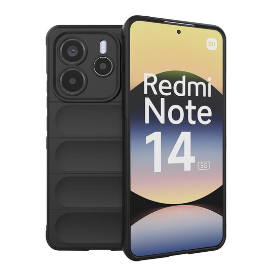 Etui na Xiaomi Redmi Note 14 5G, Techsuit, Magic Shield, czarne