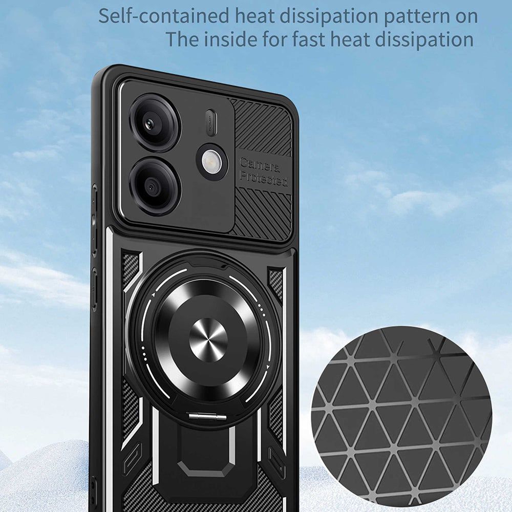 Case for Xiaomi Redmi Note 14 5G, Techsuit, RuggedCam, Blue