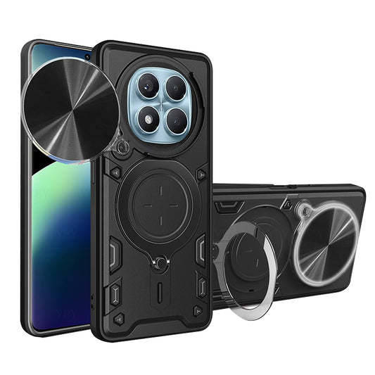 Etui do Xiaomi Redmi Note 14 Pro 4G, Techsuit, CamGuard Pro, czarne