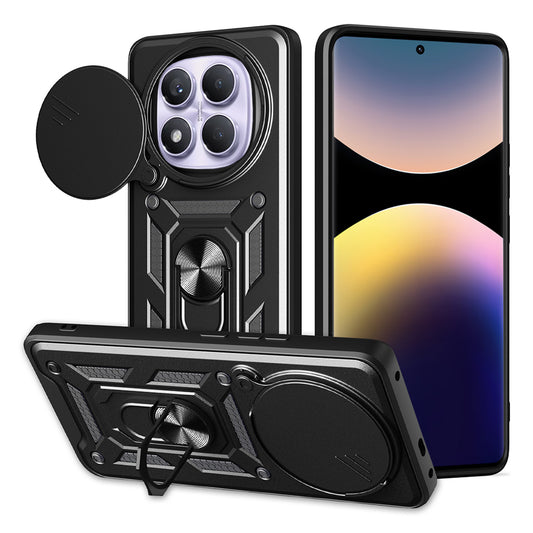 Etui do Xiaomi Redmi Note 14 Pro 4G, Techsuit, CamShield, Czarny