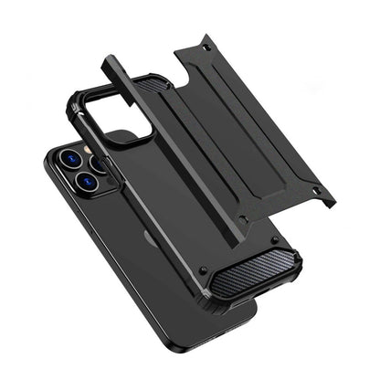 Etui na Xiaomi Redmi Note 14 Pro 4G, Techsuit, Hybrid Armor, czarne