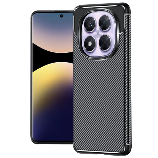 Etui na Xiaomi Redmi Note 14 Pro+ 5G / Note 14 Pro 5G / Poco X7, Techsuit, CarbonFiber, czarne