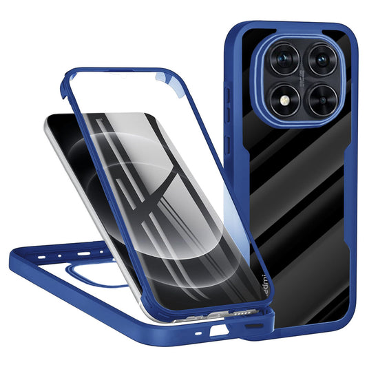 Etui na Xiaomi Redmi Note 14 Pro+ 5G / Note 14 Pro 5G / Poco X7, Techsuit, ColorVerse 360, Niebieskie