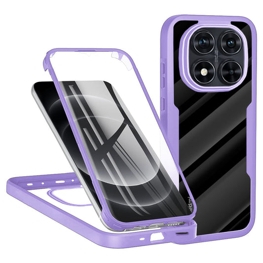 Etui na Xiaomi Redmi Note 14 Pro+ 5G / Note 14 Pro 5G / Poco X7, Techsuit, ColorVerse 360, Fioletowy