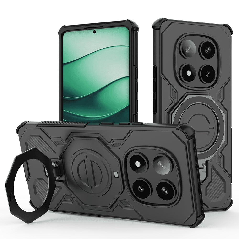 Etui do Xiaomi Redmi Note 14 Pro+ 5G, Techsuit, Carbon Shield Pro, czarne