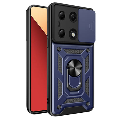 Etui na Xiaomi Redmi Note 14S / Note 13 Pro 4G / Poco M6 Pro 4G, Techsuit, CamShield, Niebieskie