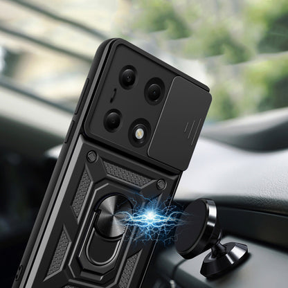 Etui na Xiaomi Redmi Note 14S / Note 13 Pro 4G / Poco M6 Pro 4G, Techsuit, CamShield, Niebieskie