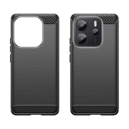 Etui do Xiaomi Redmi Note 14S, Techsuit, Carbon, Czarny