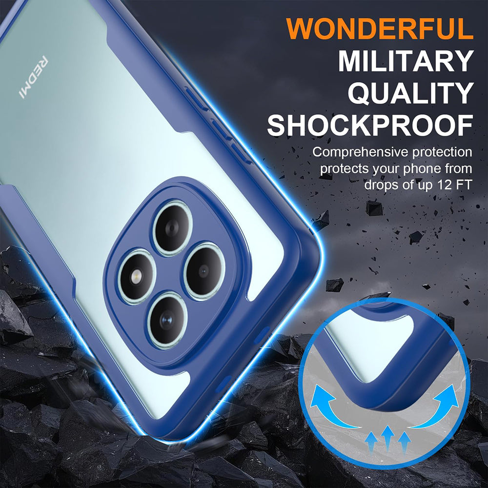 Etui na Xiaomi Redmi Note 15 4G, Techsuit, ColorVerse 360, Niebieskie