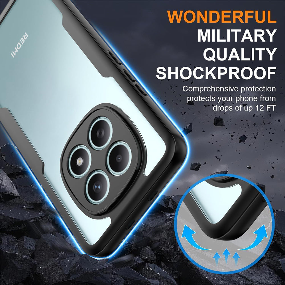 Etui na Xiaomi Redmi Note 15 4G, Techsuit, ColorVerse 360, Czarne