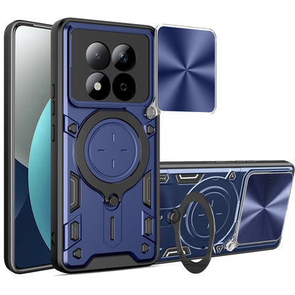 Etui na Xiaomi Redmi Note 15 Pro 4G, Techsuit, CamGuard Pro, Niebieskie