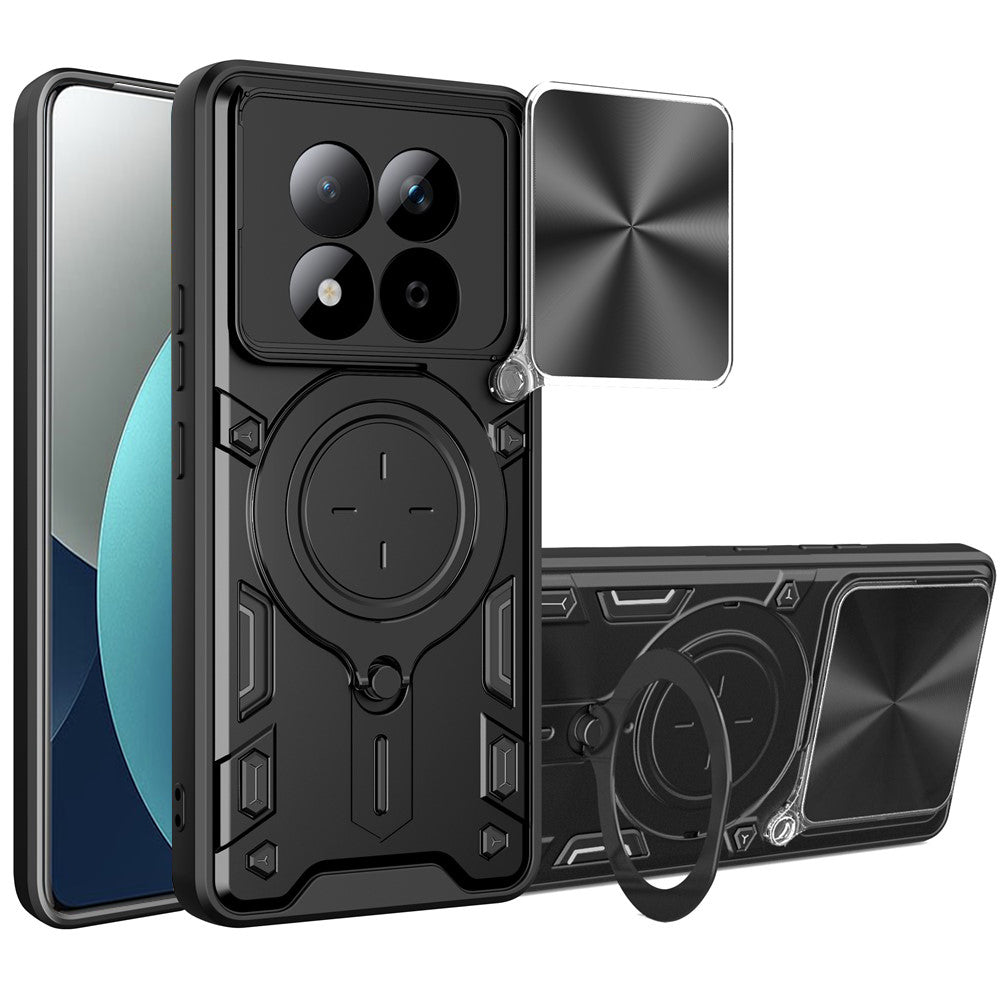 Etui na Xiaomi Redmi Note 15 Pro 4G, Techsuit, CamGuard Pro, Czarne