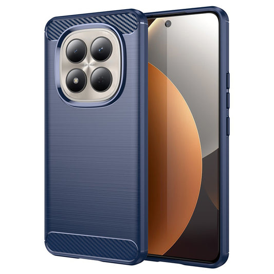 Etui na Xiaomi Redmi Note 15 Pro 4G, Techsuit, Carbon, Niebieskie
