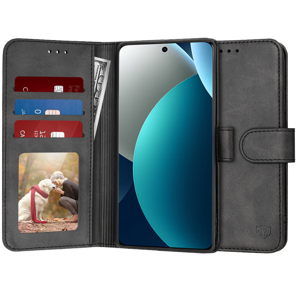 Etui na Xiaomi Redmi Note 15 Pro 4G, Techsuit, Diary Book, Czarne