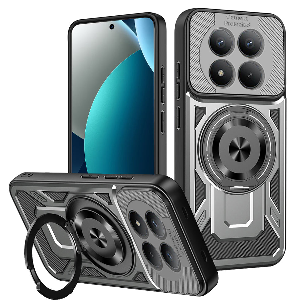 Etui na Xiaomi Redmi Note 15 Pro 4G, Techsuit, RuggedCam, Szary