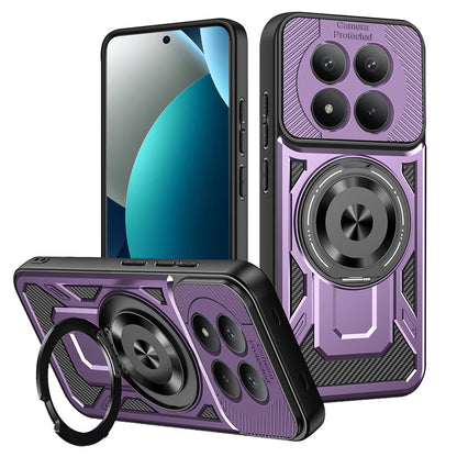 Etui na Xiaomi Redmi Note 15 Pro 4G, Techsuit, RuggedCam, Fioletowy