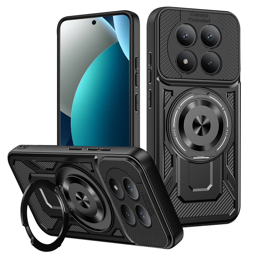 Case for Xiaomi Redmi Note 15 Pro 4G, Techsuit, RuggedCam, Black