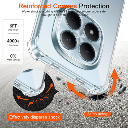 Etui na Xiaomi Redmi Note 15 Pro 4G, Techsuit, Shockproof Clear, Przezroczyste