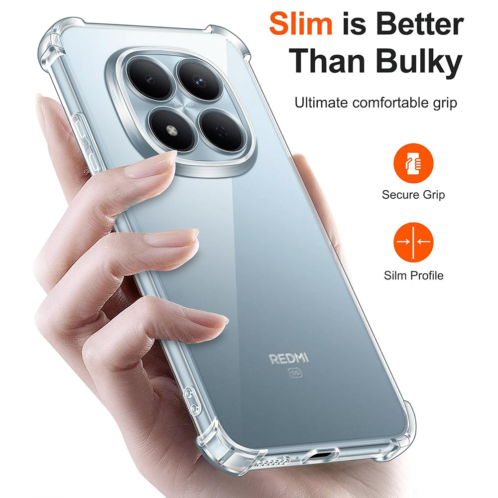 Etui na Xiaomi Redmi Note 15 Pro 4G, Techsuit, Shockproof Clear, Przezroczyste