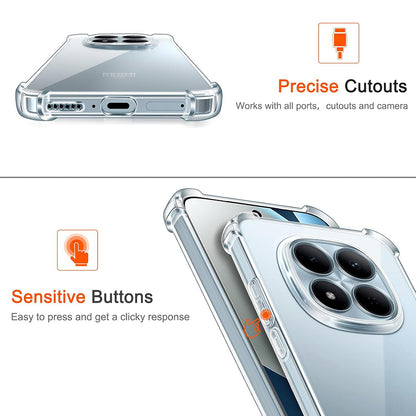 Etui na Xiaomi Redmi Note 15 Pro 4G, Techsuit, Shockproof Clear, Przezroczyste