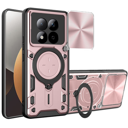 Etui na Xiaomi Redmi Note 15 Pro 5G, Techsuit, CamGuard Pro, Złoty Róż