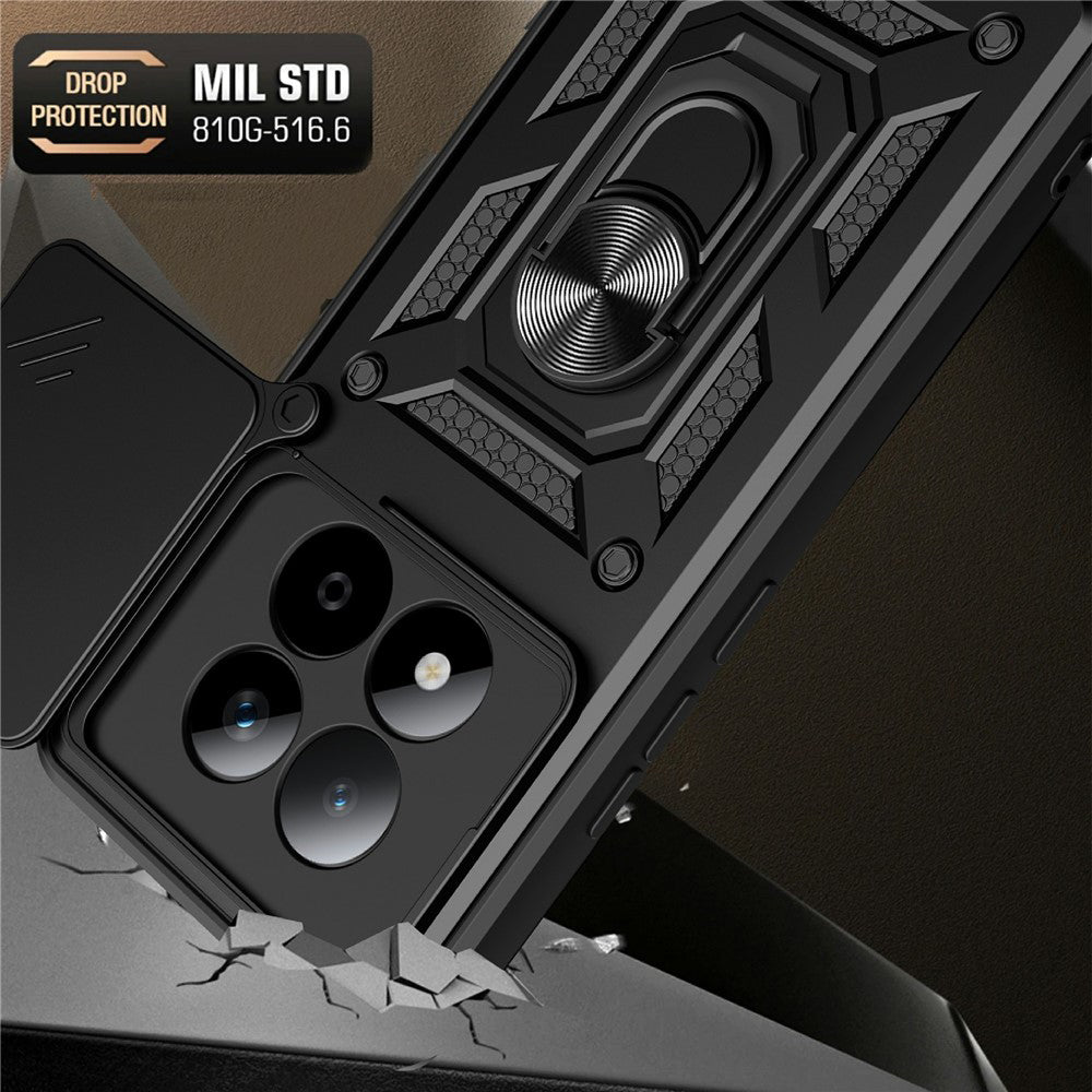 Etui na Xiaomi Redmi Note 15 Pro 5G, Techsuit, CamShield, Złote