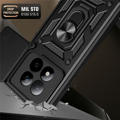 Etui na Xiaomi Redmi Note 15 Pro 5G, Techsuit, CamShield, Złoty Róż