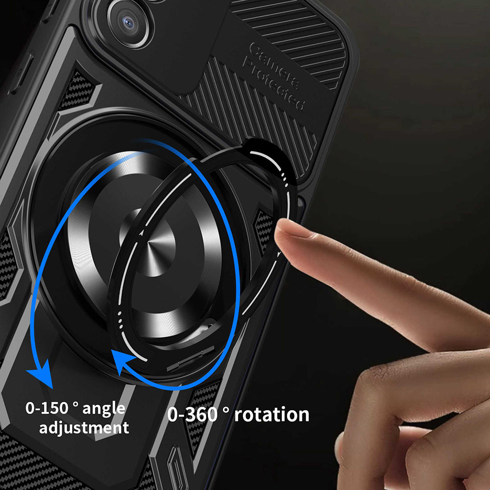 Etui na Xiaomi Redmi Note 15 Pro 5G, Techsuit, RuggedCam, Niebieskie