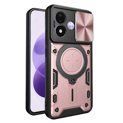 Etui do Xiaomi Redmi Note 17 4G / Note 17 5G, Techsuit, CamGuard Pro, różowo-złoty