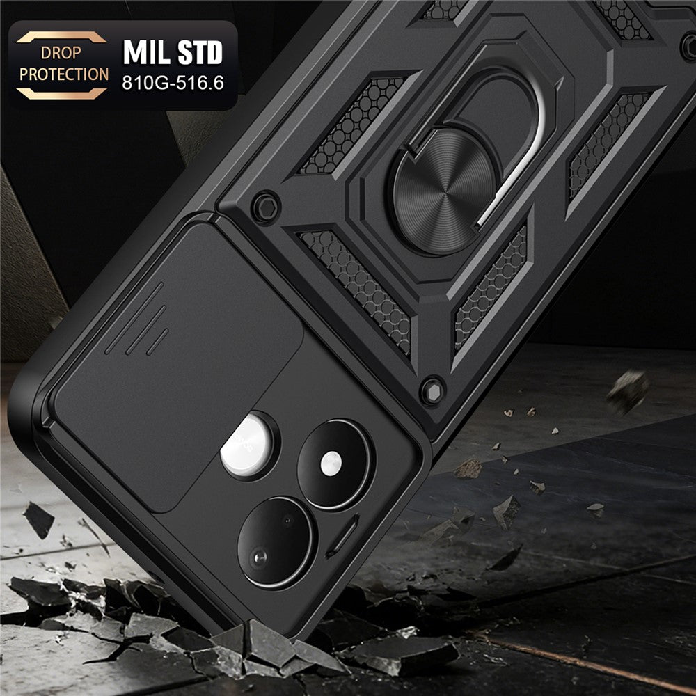 Etui do Xiaomi Redmi Note 17 4G / Note 17 5G, Techsuit, CamShield, złote