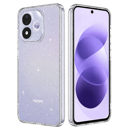Etui do Xiaomi Redmi Note 17 4G / Note 17 5G, Techsuit, SparkleSkin, przezroczyste