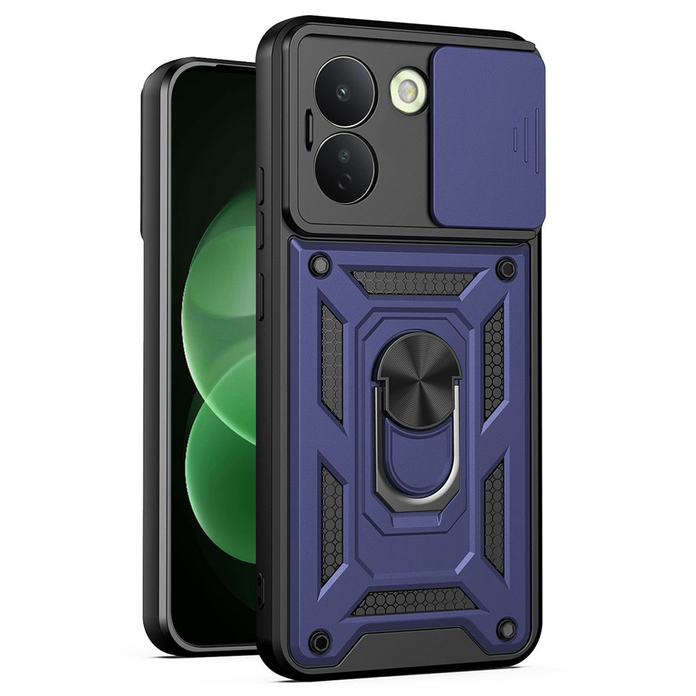 Etui do Xiaomi Redmi Note 17 Pro Max, Techsuit, CamShield, niebieskie