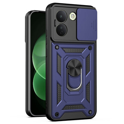 Etui do Xiaomi Redmi Note 17 Pro Max, Techsuit, CamShield, niebieskie