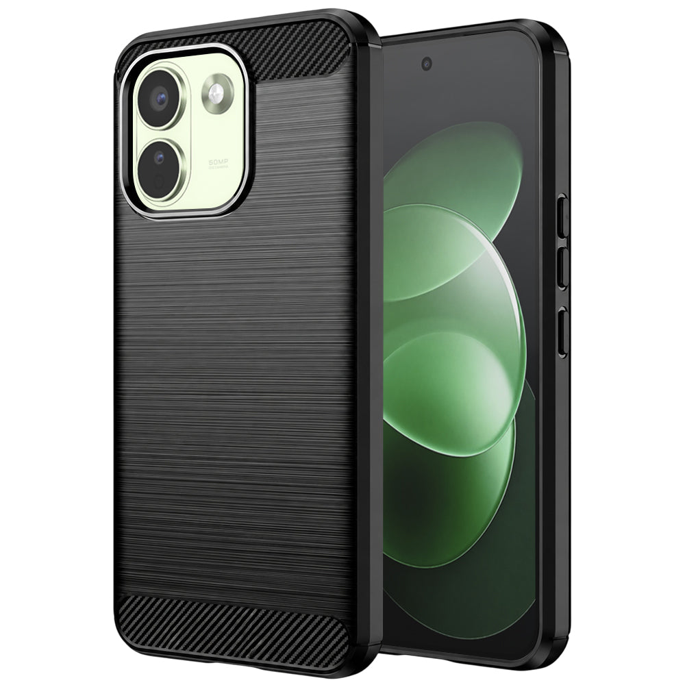 Etui na Xiaomi Redmi Note 17 Pro Max, Techsuit, Carbon, Czarny