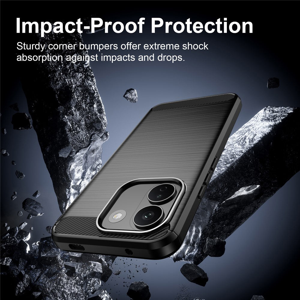 Etui na Xiaomi Redmi Note 17 Pro Max, Techsuit, Carbon, Czarny