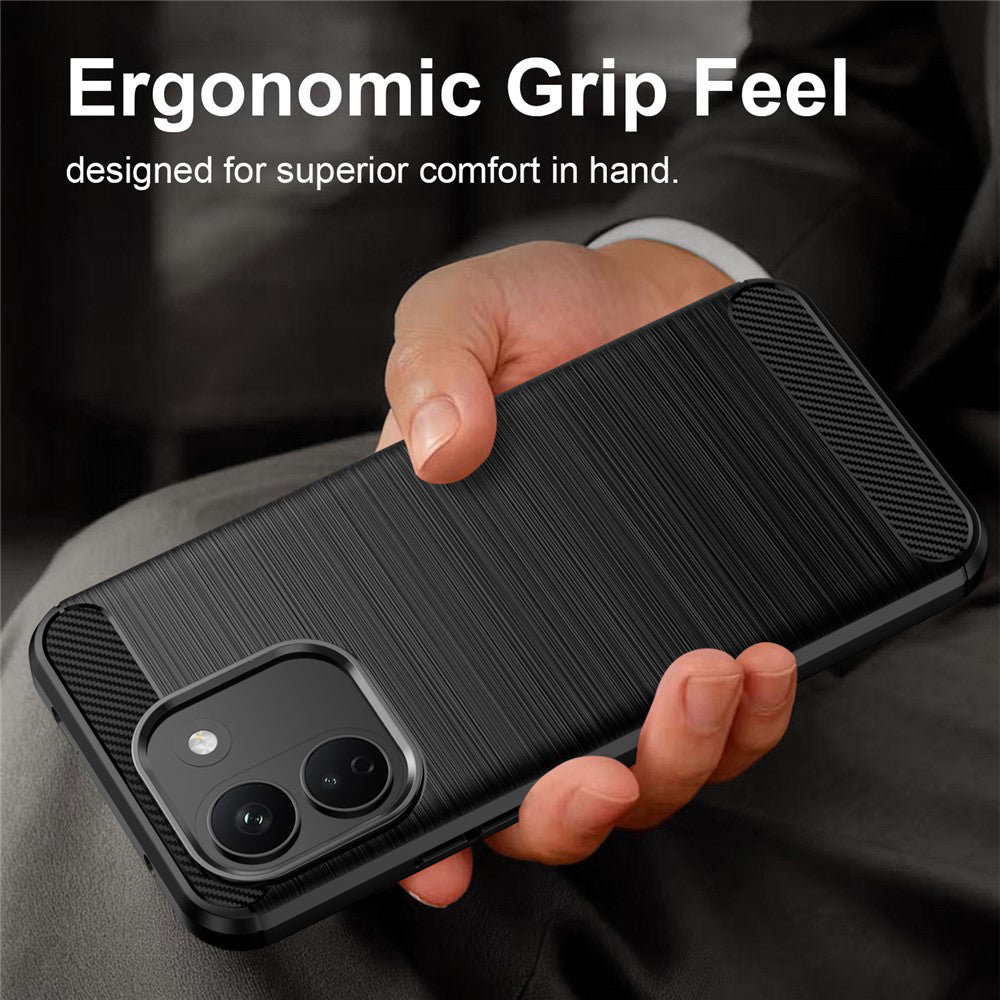 Etui na Xiaomi Redmi Note 17 Pro Max, Techsuit, Carbon, Czarny