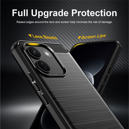 Etui na Xiaomi Redmi Note 17 Pro Max, Techsuit, Carbon, Czarny