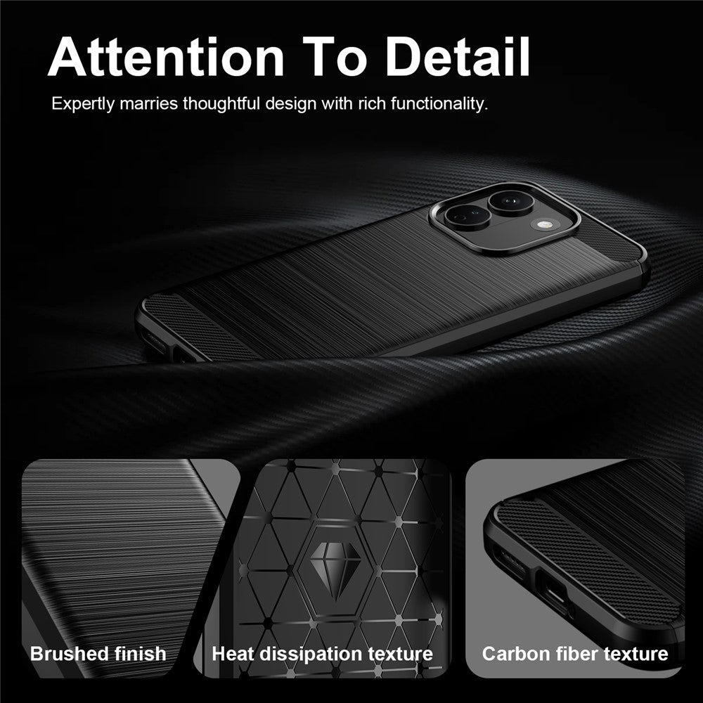 Etui na Xiaomi Redmi Note 17 Pro Max, Techsuit, Carbon, Czarny