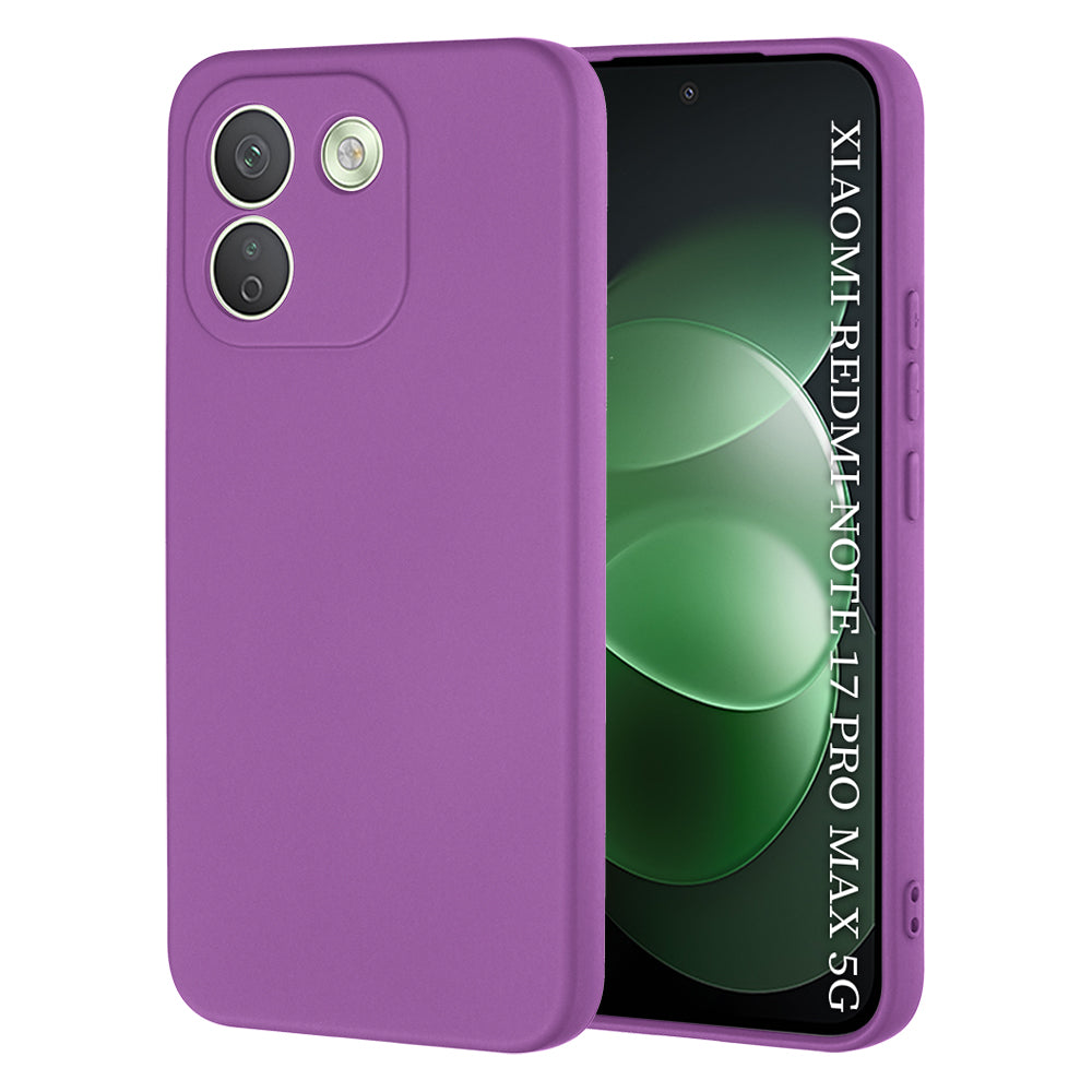 Etui do Xiaomi Redmi Note 17 Pro Max, Techsuit, SoftFlex, fioletowe