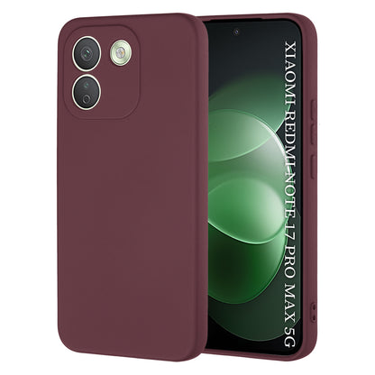 Etui do Xiaomi Redmi Note 17 Pro Max, Techsuit, SoftFlex, bordowe