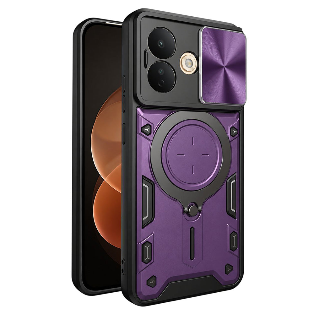 Etui do Xiaomi Redmi Note 17 Pro, Techsuit, CamGuard Pro, fioletowe