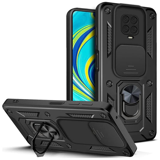 Etui na Xiaomi Redmi Note 9S / Note 9 Pro / Note 9 Pro Max, Techsuit, CamShield, czarne
