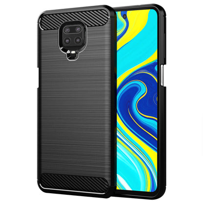 Case for Xiaomi Redmi Note 9S / Note 9 Pro / Note 9 Pro Max, Techsuit, Carbon, Black