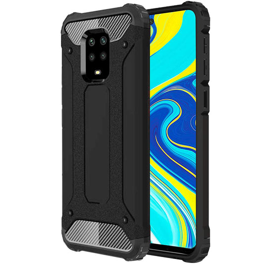 Etui na Xiaomi Redmi Note 9S / Note 9 Pro / Note 9 Pro Max, Techsuit, Hybrid Armor, czarne