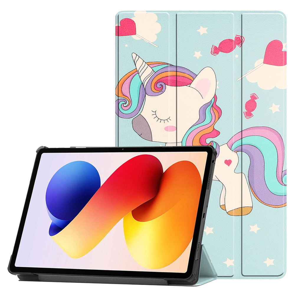 Etui na Xiaomi Redmi Pad 2 Pro, Techsuit, FoldPro Unicorn, Wielokolorowe