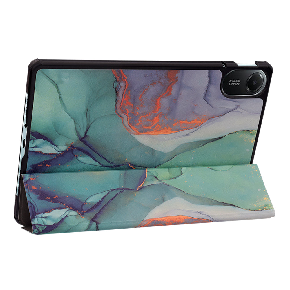 Etui na Xiaomi Redmi Pad 2, Techsuit, FoldPro Green Time, wielokolorowe