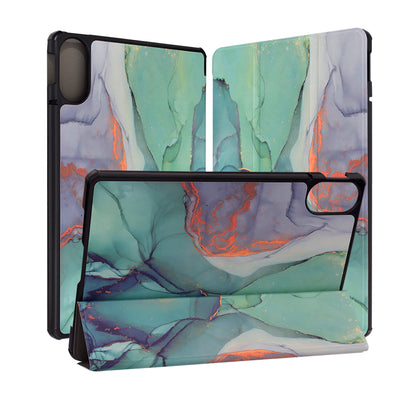 Etui na Xiaomi Redmi Pad 2, Techsuit, FoldPro Green Time, wielokolorowe