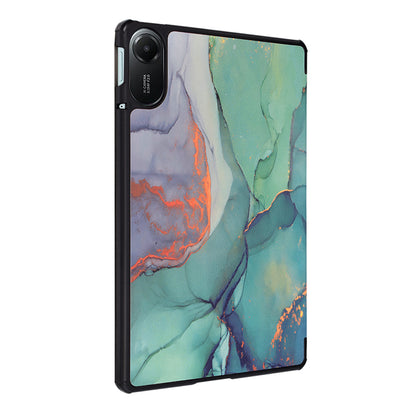 Etui na Xiaomi Redmi Pad 2, Techsuit, FoldPro Green Time, wielokolorowe